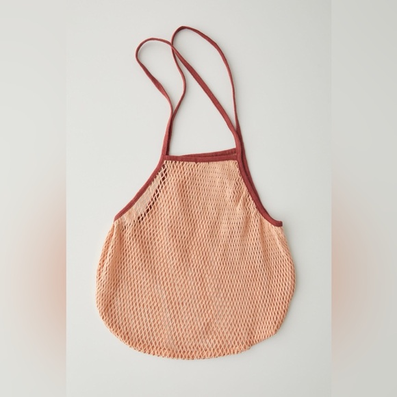 Urban Outfitters Pink To-Go Colorblock Market Bag Beach Tote Purse - Picture 4 of 5